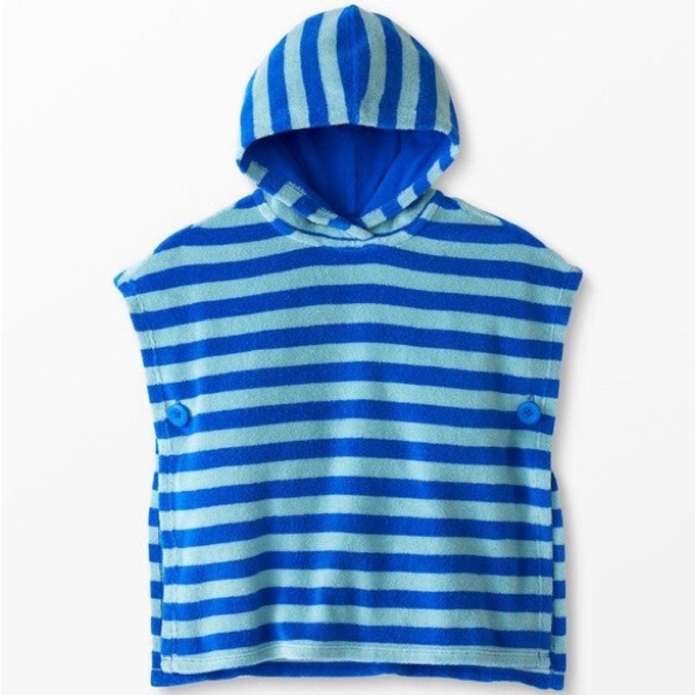 Hanna Andersson Blue Striped Swim Coverup